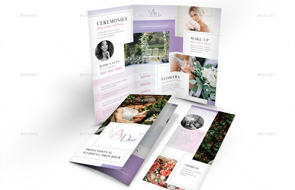 Wedding Planner Agency Brochure Template