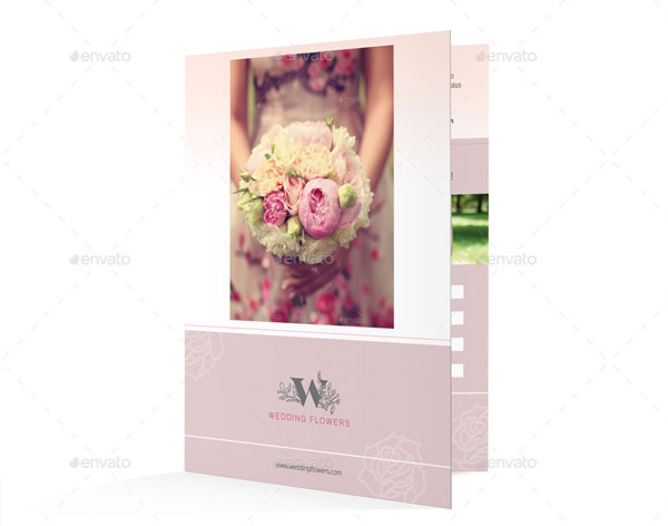 Wedding Planner Bifold & Halffold Brochure Template