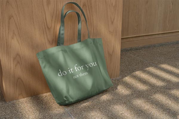 Wide Tote Bag Mockups