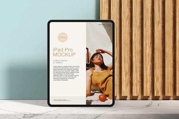 iPad Pro Mockup Design Template