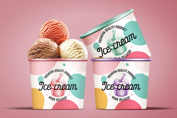 Free Ice Cream Mockup