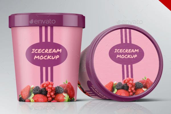 Ice Cream Package Mockup