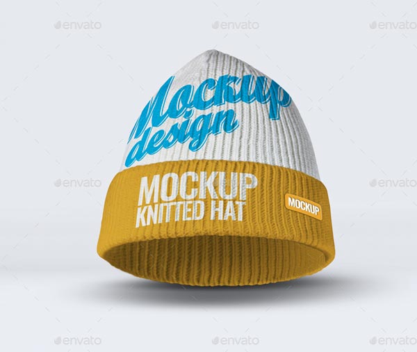 Knitted Hat Mockup