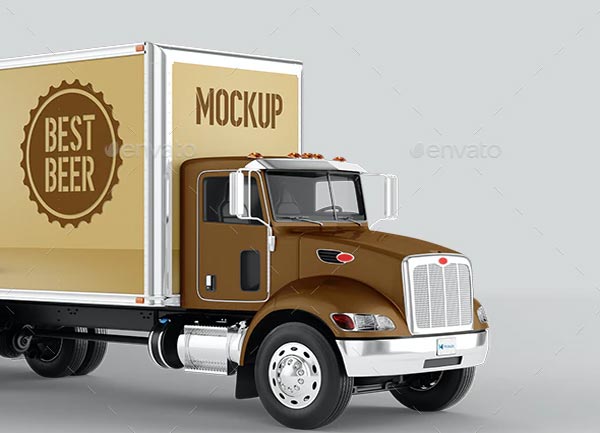 Peterbilt Truck Mockup