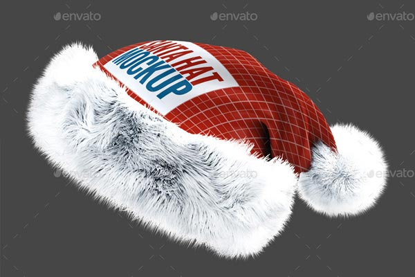 Santa Hat Mockup Template