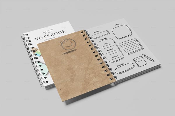 Simple Notebook Mockup