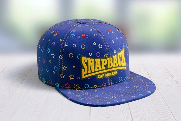 Snapback Cap 3d Mockup