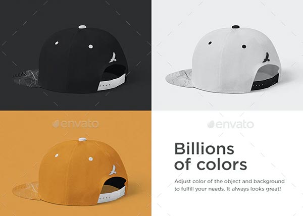 Snapback Hat Mockup