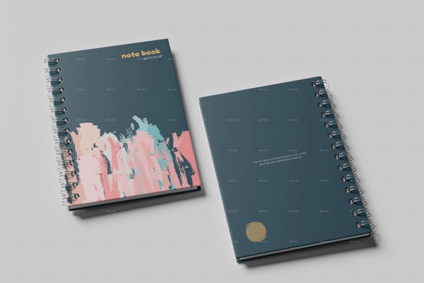 Spiral Notebook Mockup