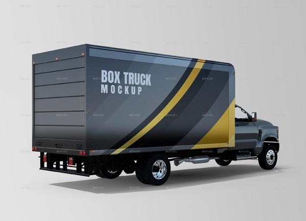 Truck Box Mockup