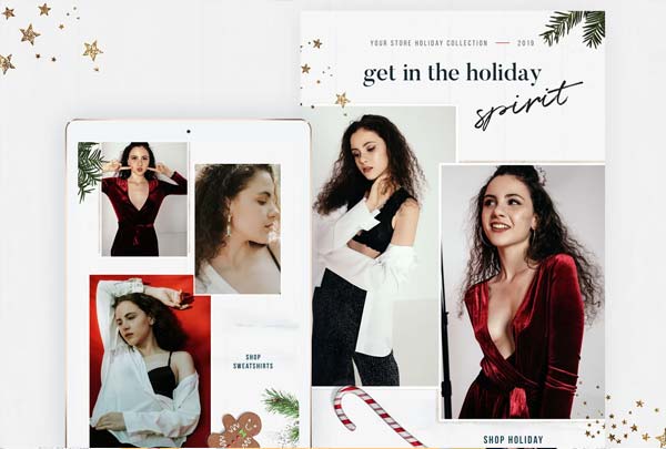 Christmas Fashion Email Design Template