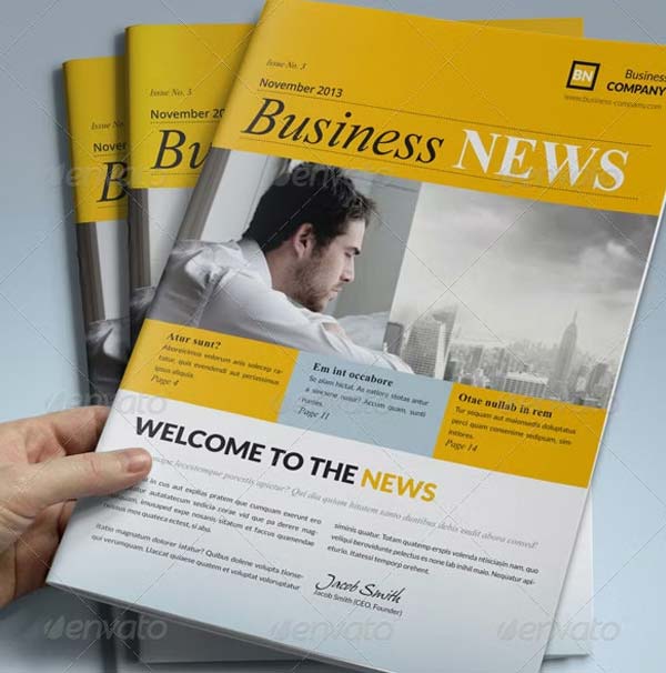 Editable Business Newsletter