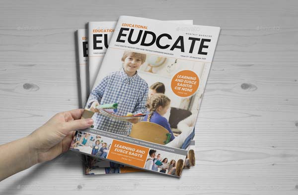 Education Magazine Design Template