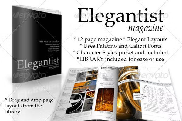 Elegant Art Magazine Template