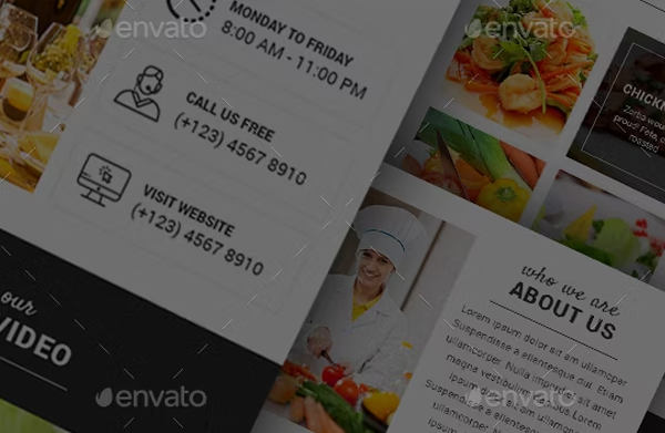 Food Newsletter Template