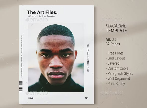 Magazine Template Art Files