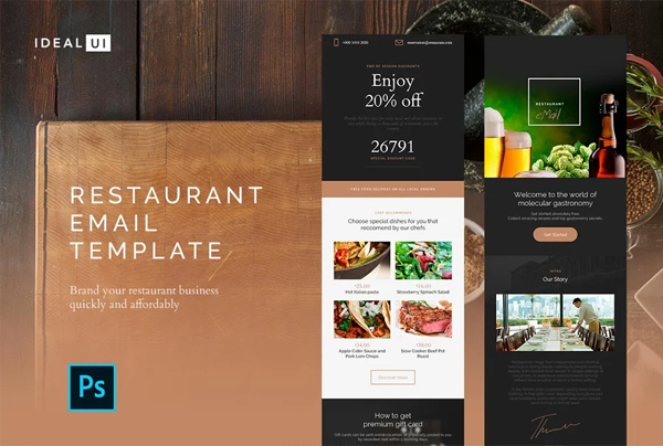 Restaurant Email Template