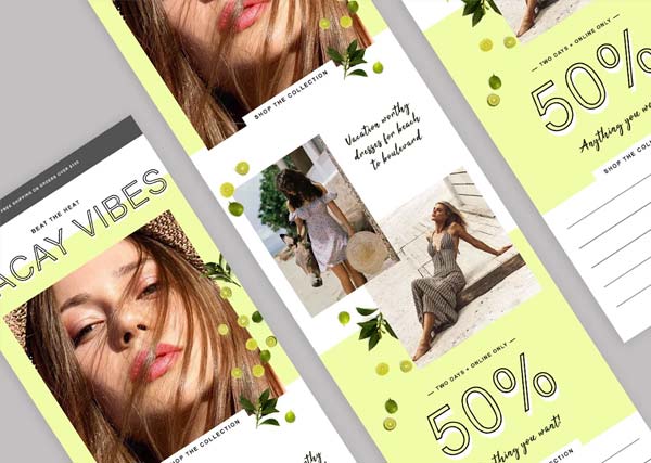 Tropical Fashion Email Template