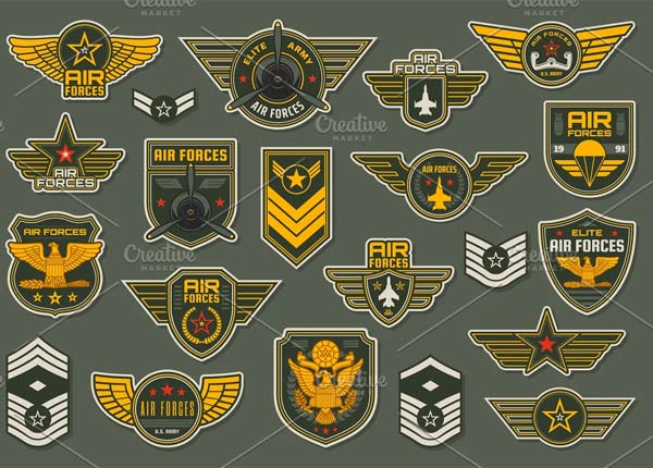 Army Air Forces Badges