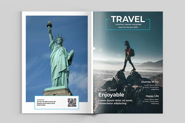 Best Travel Magazine Template