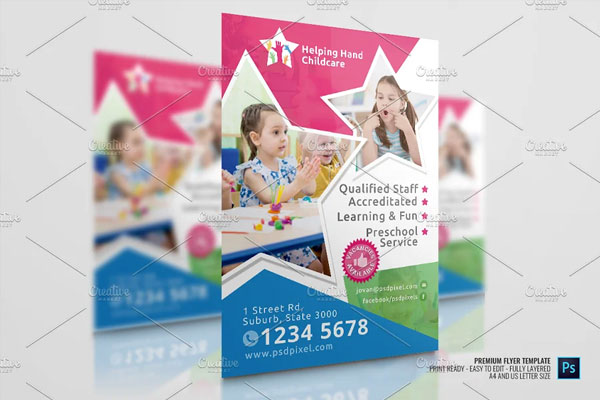 Child and Daycare Center Flyer Template