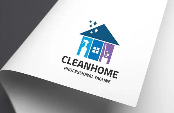 Clean Home Logo Design