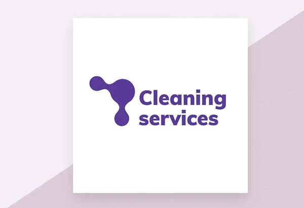 Cleaning Service Logo Editable Template