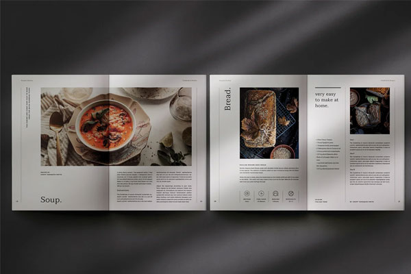 Cookbook or Recipe Book Design Template