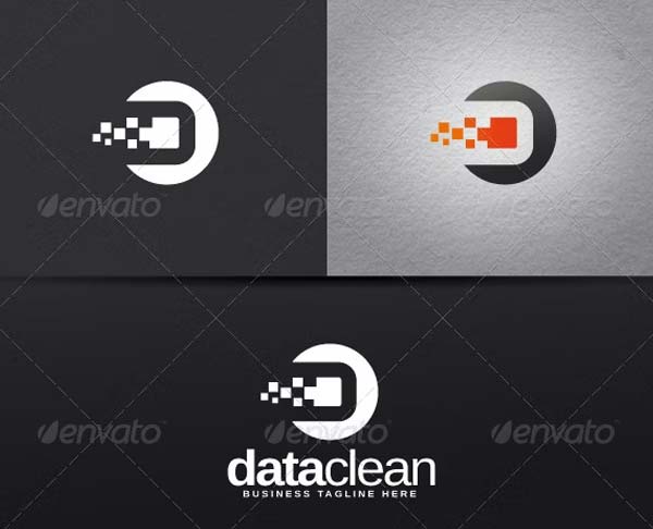 Data Clean Logo Design