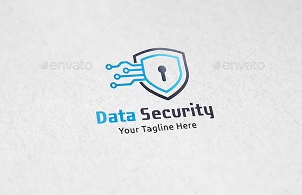 Data Security Logo Template