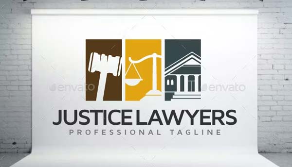 Justice Lawyers Logo Design
