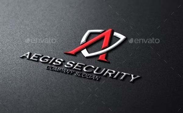 Letter Security  Logo Template