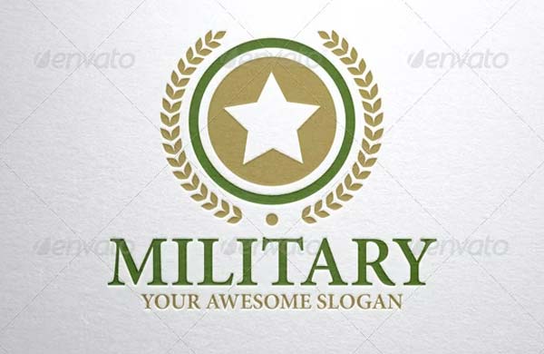 Military Logo Printable Template