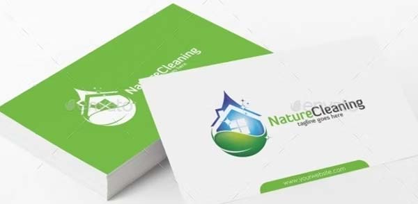 Nature Cleaning Logo Template