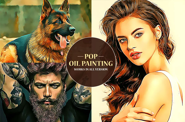 POP Oil Painting Effect Action