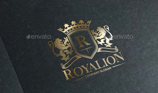 Printable Royal Lion Logo Template
