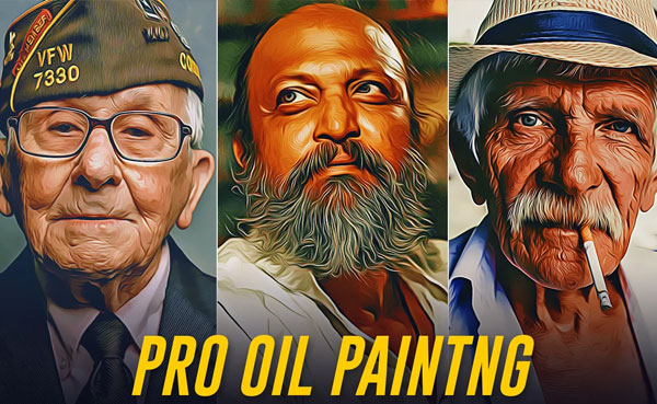 Pro Oil Painting PSD Action