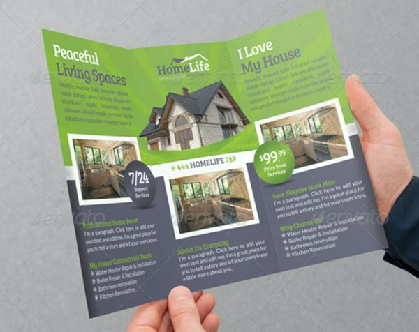 Rental Property Brochure PDF Template
