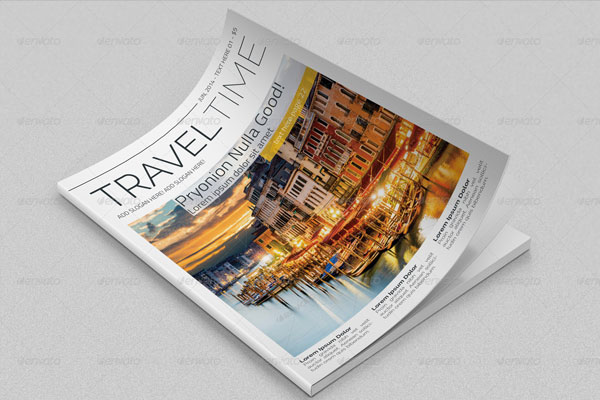 Travel Time Magazine Template