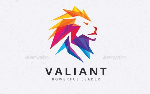Valiant Lion Logo Template