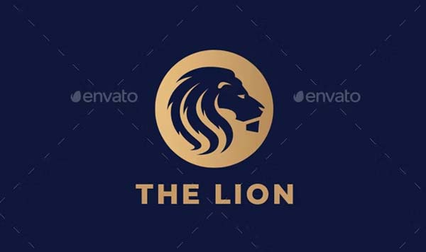 Vector Lion Logo Design Template