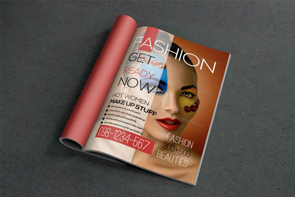 Women Fashion Magazine Cover Template
