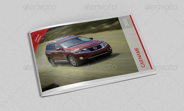 16 Pages Car Catalog Brochure Template