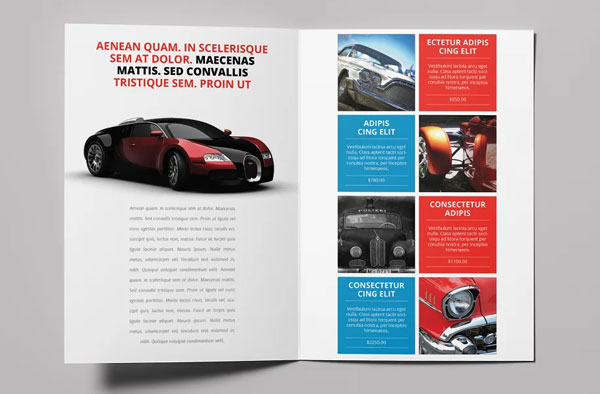 Auto Mobile Business Brochure Template