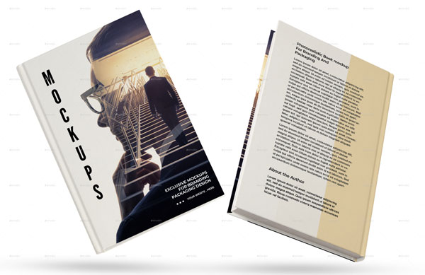 Business Book Cover Mockup