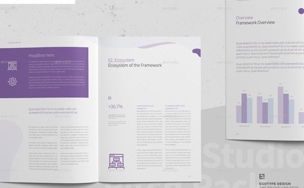 Business Marketing Plan Brochure Template