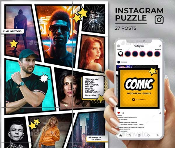 Comic Instagram Puzzle