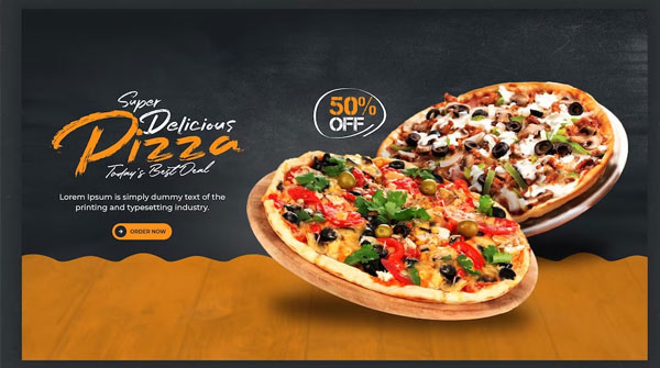 Delicious Pizza Flyer Editable Template