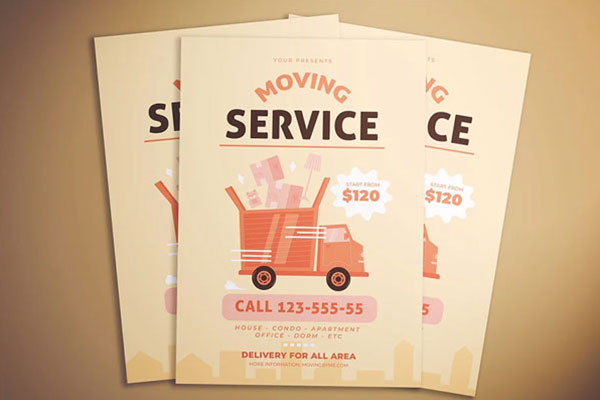 Delivery Service Flyer Templates