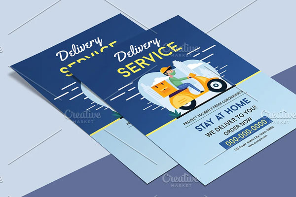 Delivery Service Flyer
